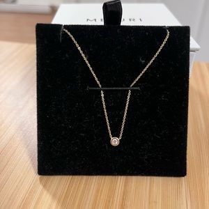 Mejuri Diamond Necklace 14k yellow gold